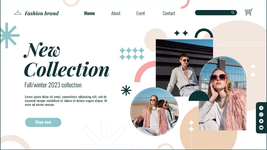 Landing Page for Fashion